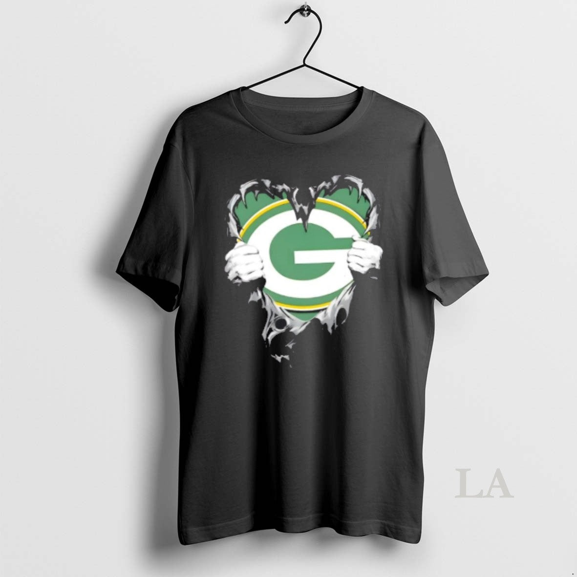 Original Green Bay Packers Rip The Chest Forever In My Heart T-Shirts, Hoodie, Sweatshirt | InkRitualCo.com