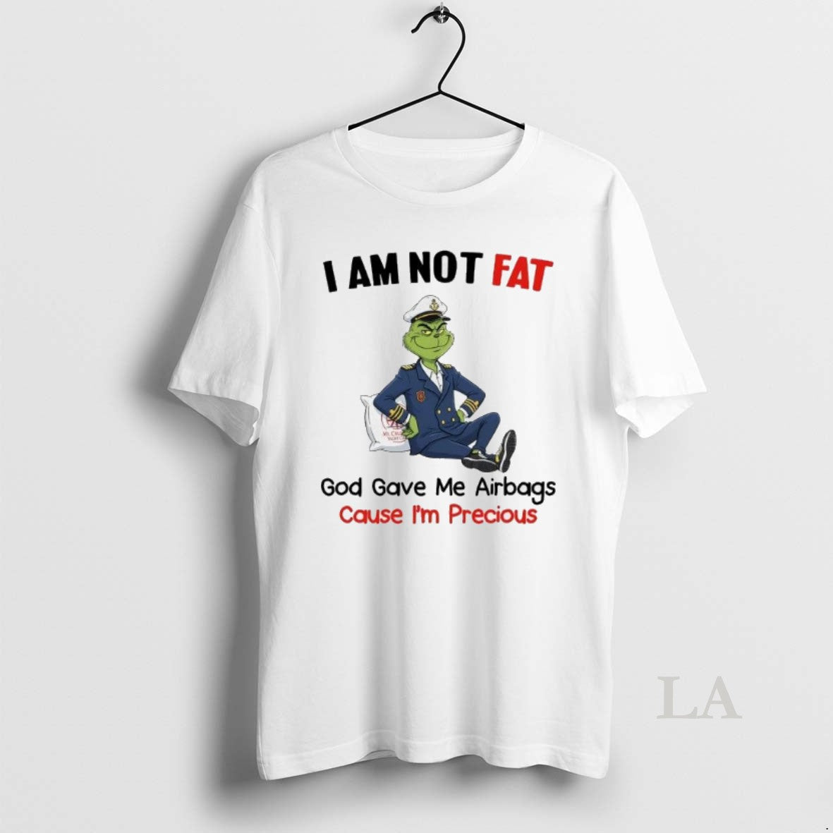 Original Grinch I Am Not Fat God Gave Me Airbags Cause Im Precious Christmas T-Shirts, Hoodie, Sweatshirt | InkRitualCo.com