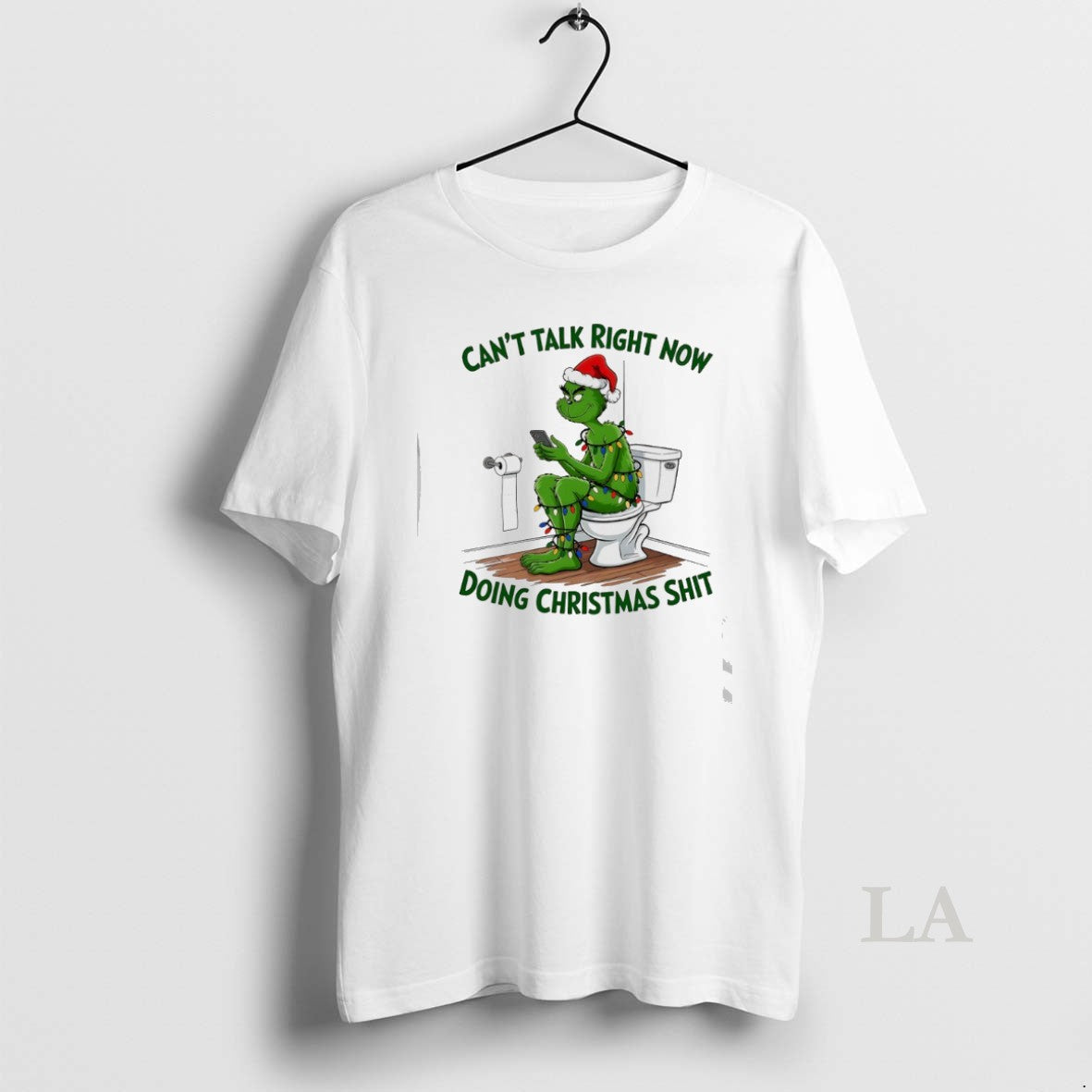 Original Grinch On Toilet Cant Talk Right Now Doing Christmas Shit T-Shirts, Hoodie, Sweatshirt | InkRitualCo.com