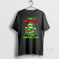 Original Grinch Santa I Work At Speedway Its Fine Everything Is Fine Christmas Lights T-Shirts, Hoodie, Sweatshirt