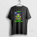 Original Grinch Santa I Work At Usps Its Fine Everything Is Fine Christmas Lights T-Shirts, Hoodie, Sweatshirt