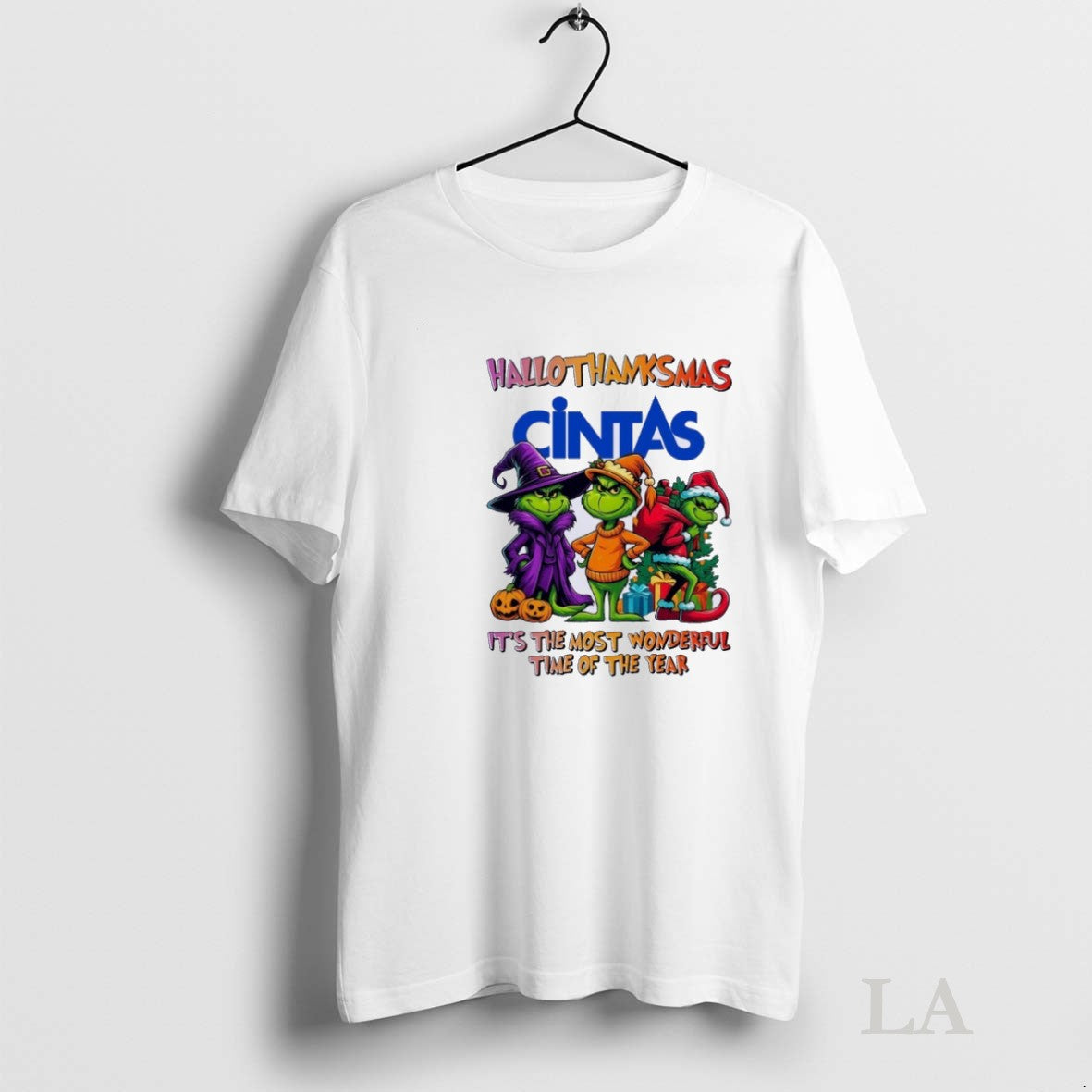 Original Grinch X Cintas Hallothanksmas Its The Most Wonderful Time Of The Year T-Shirts, Hoodie, Sweatshirt