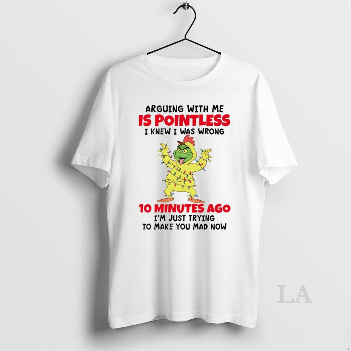 Original Grinch Arguing With Me Is Pointless I Knew I Was Wrong 10 Minutes T-Shirts, Hoodie, Sweatshirt | InkRitualCo.com