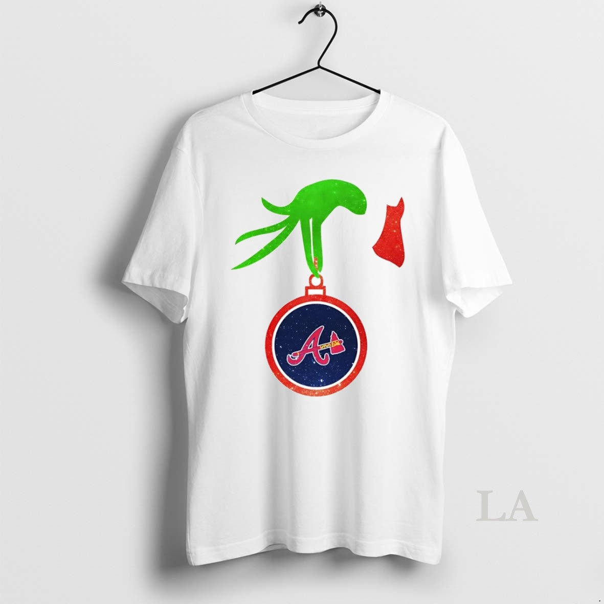 Original Grinch Hand Holding Atlanta Braves Christmas T-Shirts, Hoodie, Sweatshirt | InkRitualCo.com