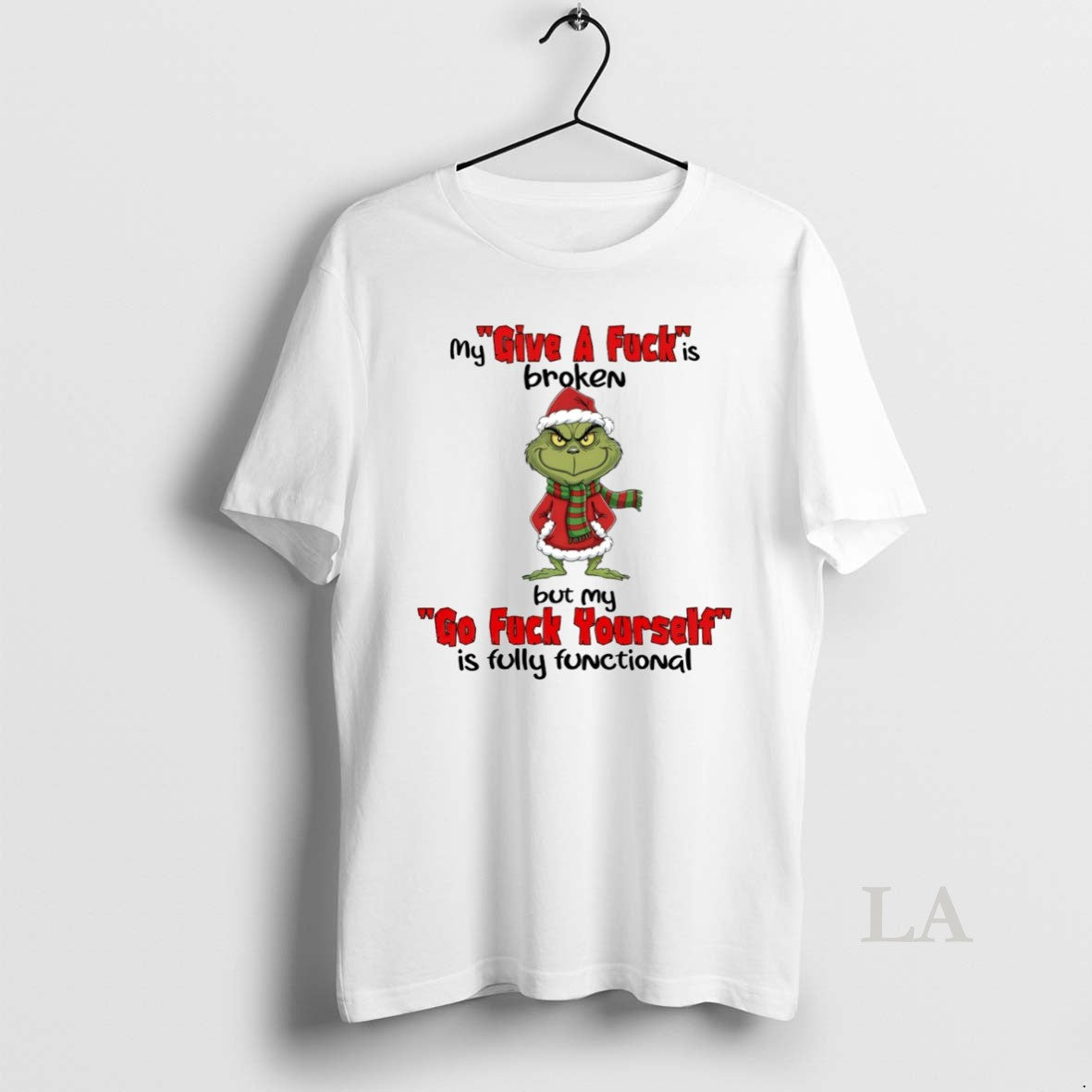 Original Grinch My Give A Fck Is Broken But My Go Fck Yourself Is Fully T-Shirts, Hoodie, Sweatshirt | InkRitualCo.com