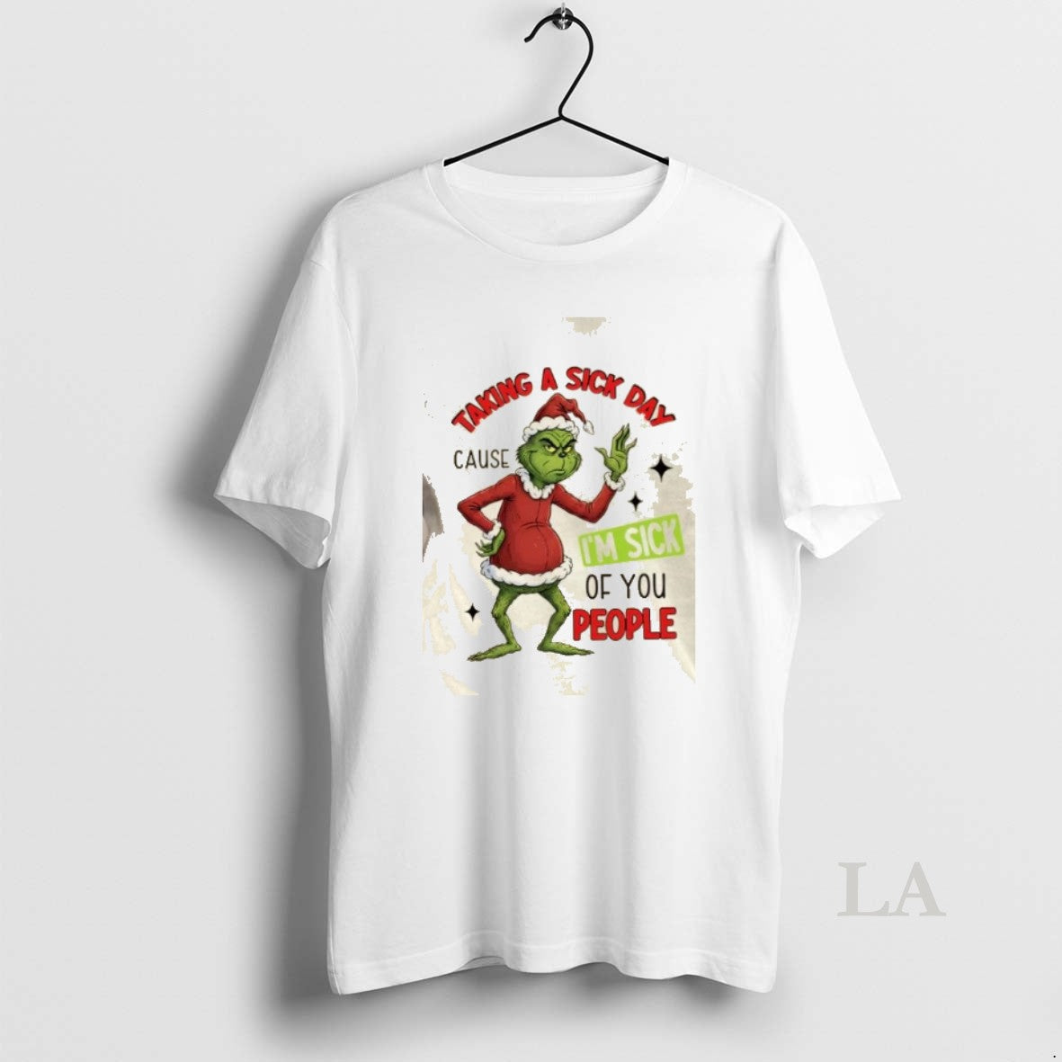 Original Grinch Taking A Sick Day Cause Im Sick Of You People Christmas T-Shirts, Hoodie, Sweatshirt | InkRitualCo.com