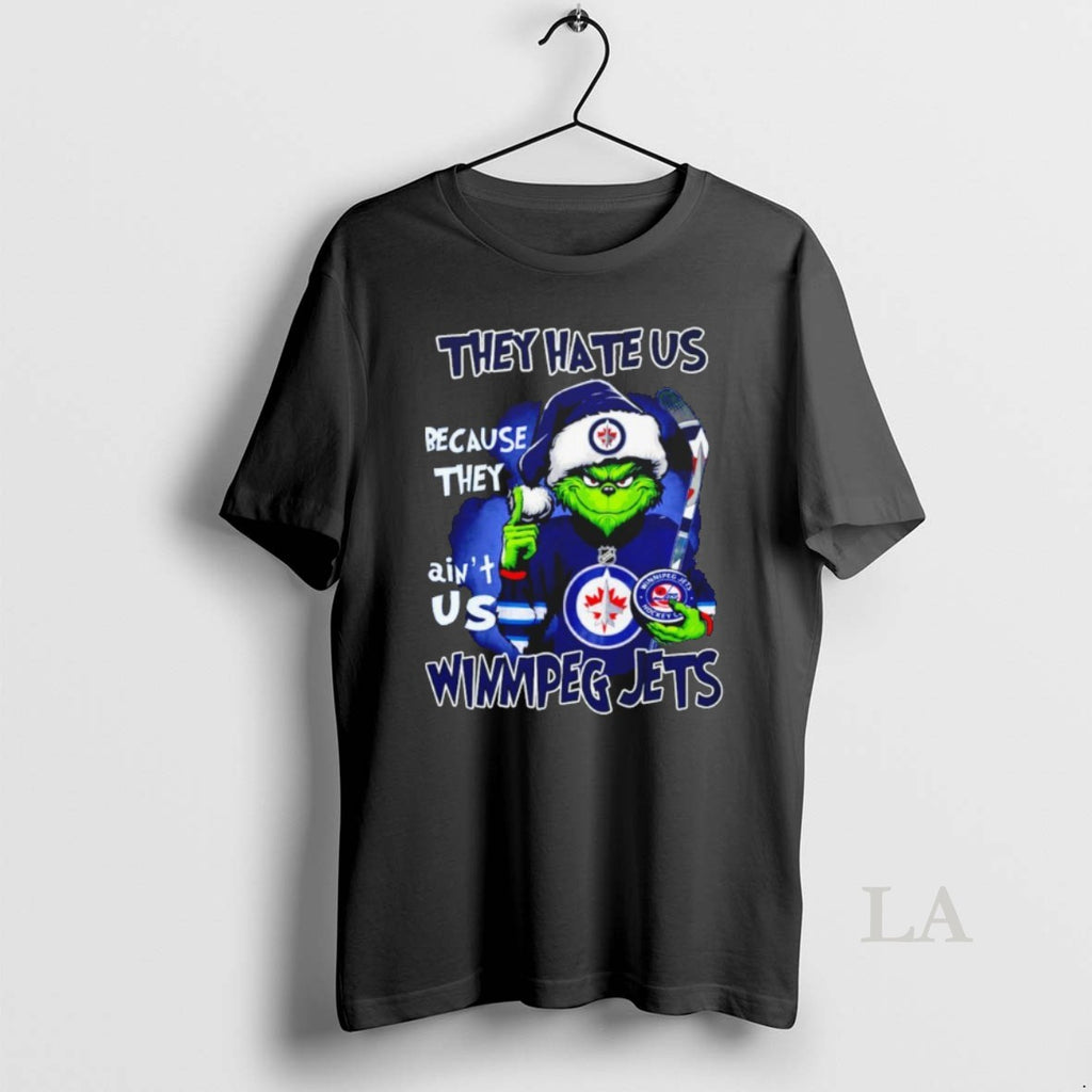 Original Grinch They Hate Us Because They Aint Is Winnipeg Jets T-Shirts, Hoodie, Sweatshirt | InkRitualCo.com