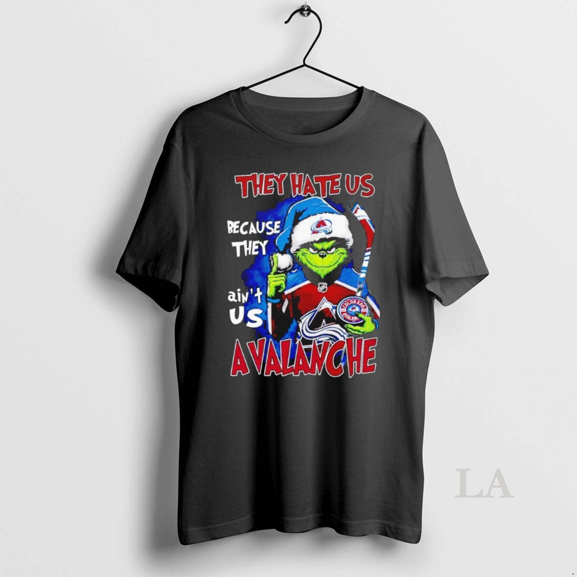 Original Grinch They Hate Us Because They Aint Us Colorado Avalanche T-Shirts, Hoodie, Sweatshirt | InkRitualCo.com