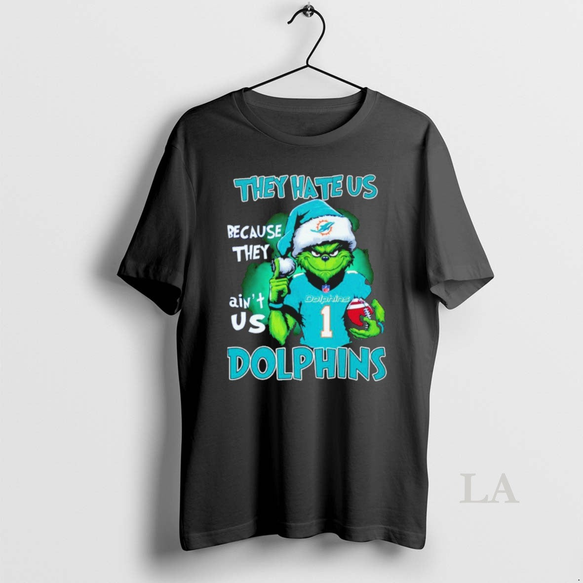 Original Grinch They Hate Us Because They Aint Us Miami Dolphins T-Shirts, Hoodie, Sweatshirt | InkRitualCo.com