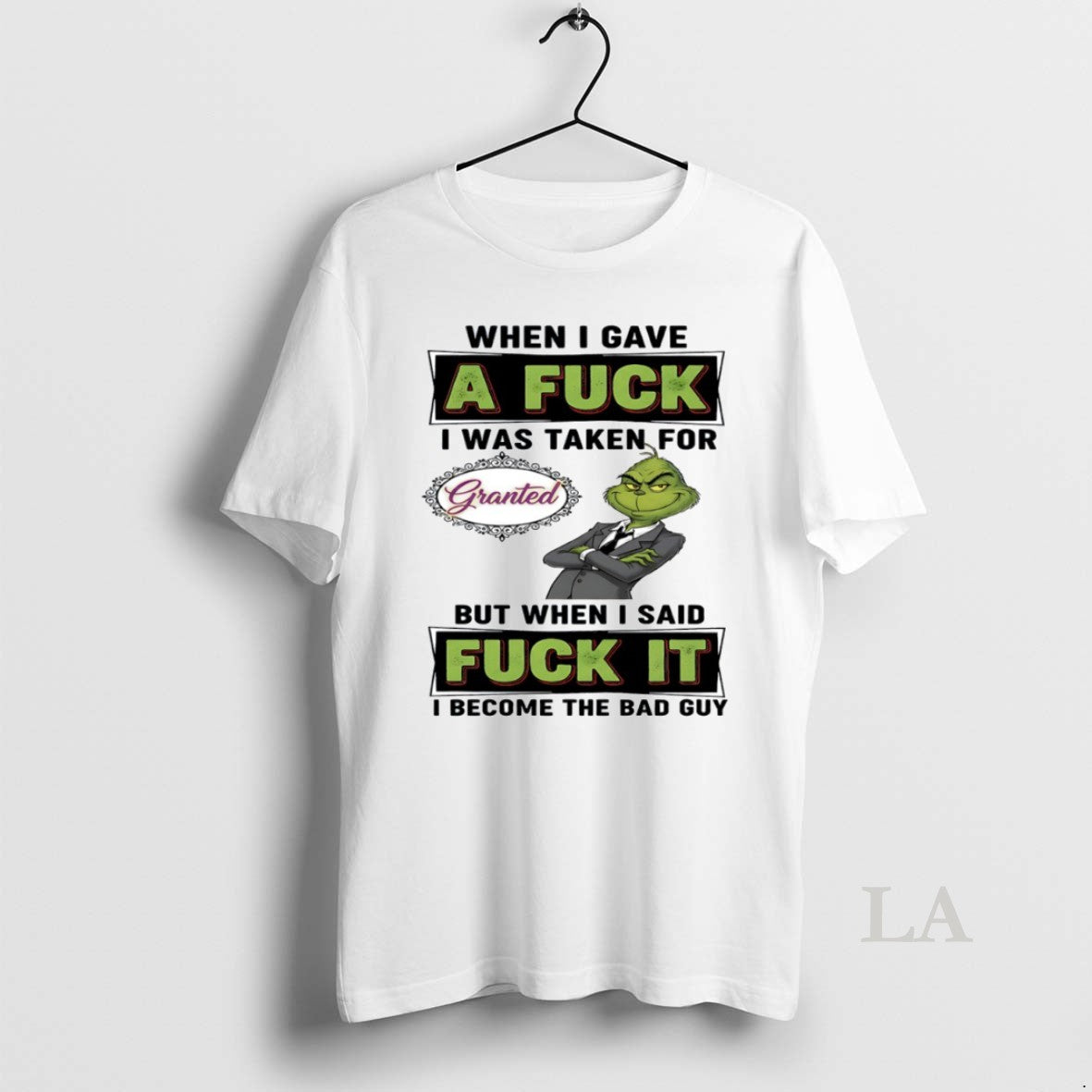 Original Grinch When I Gave A Fck I Was Taken For Granted But When T-Shirts, Hoodie, Sweatshirt | InkRitualCo.com