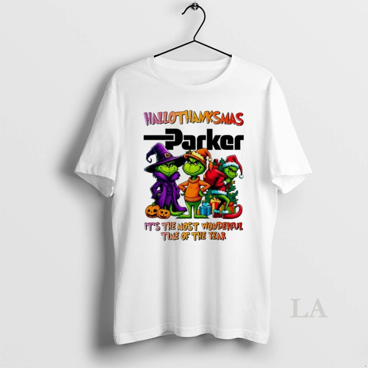 Original Grinch X Parker Hannifin Its The Most Wonderful Time Of The Year Happy Hallothanksmas T-Shirts, Hoodie, Sweatshirt