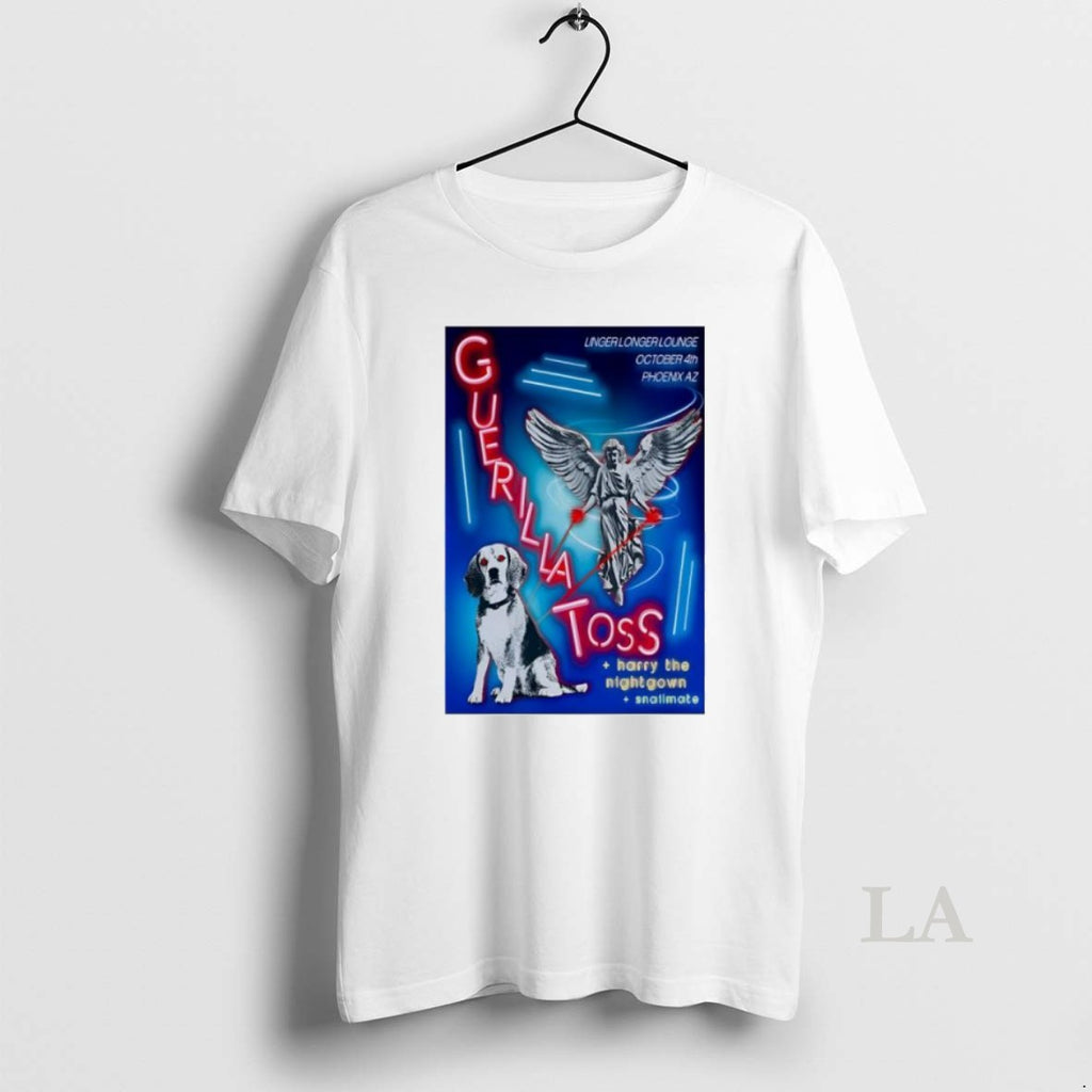 Original Guerilla Toss October 4th 2025 Linger Longer Lounge In Phoenix Az T-Shirts, Hoodie, Sweatshirt | InkRitualCo.com