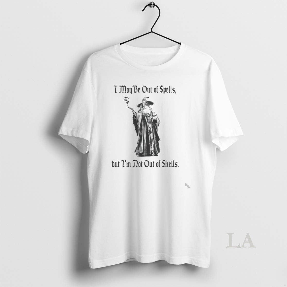 Original Gun Wizard I May Be Out Of Spells But Im Not Out Of Shells T-Shirts, Hoodie, Sweatshirt | InkRitualCo.com