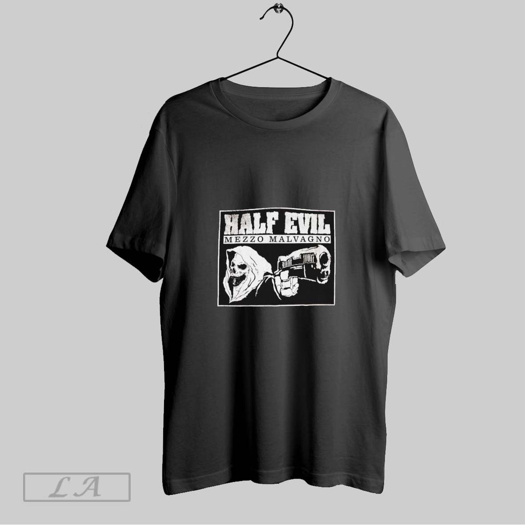 Original Half Evil Mezzo Malvagno Warning Shot T Shirts Hoodie, Sweatshirt | InkRitualCo.com