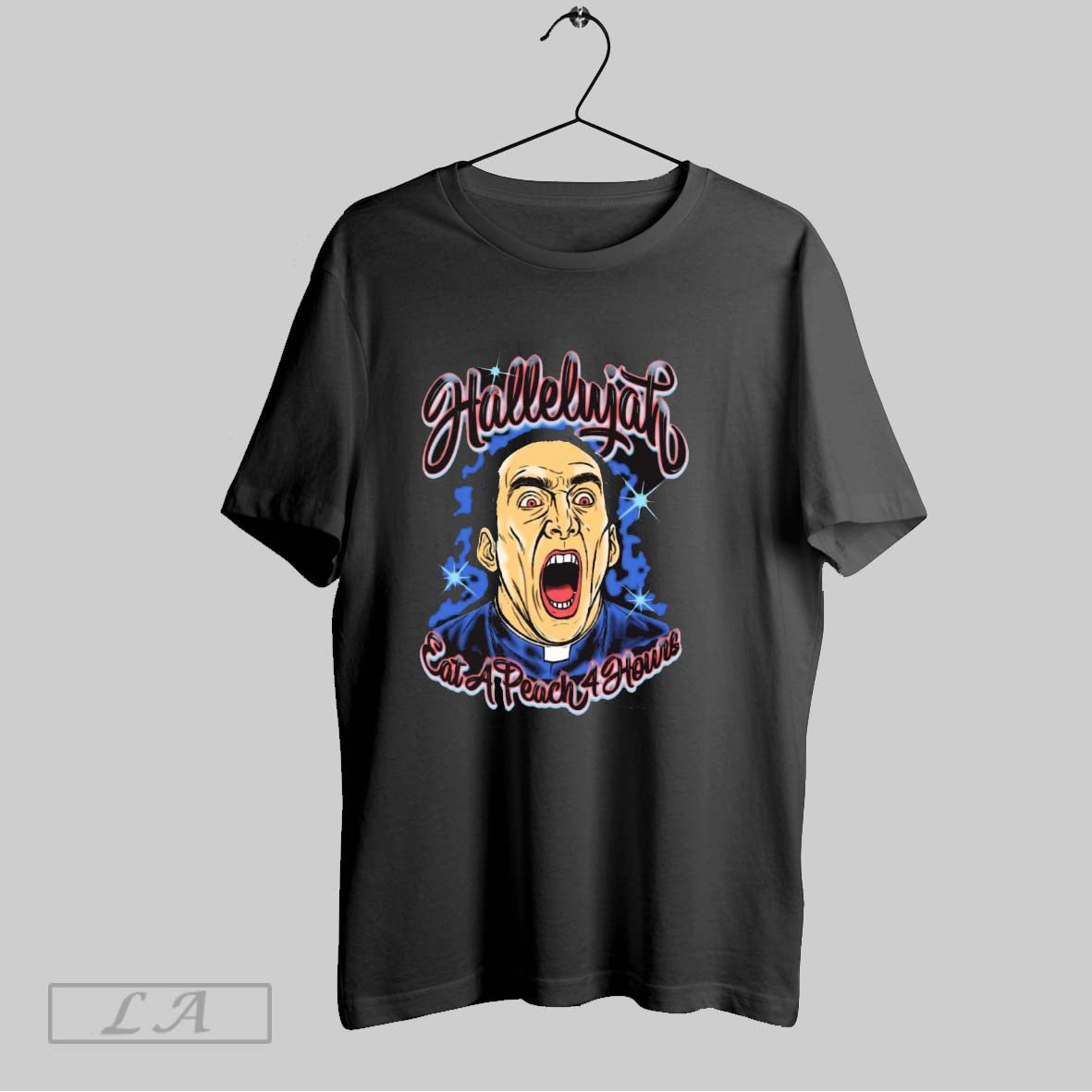Original Hallelujah Eat A Pench 4 Hours 2025 Painting T-Shirts, Hoodie, Sweatshirt | InkRitualCo.com