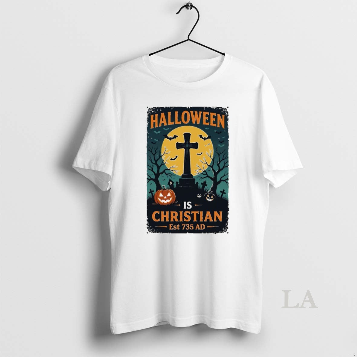 Original Halloween Is Christian Est 735 Ad T-Shirts, Hoodie, Sweatshirt | InkRitualCo.com