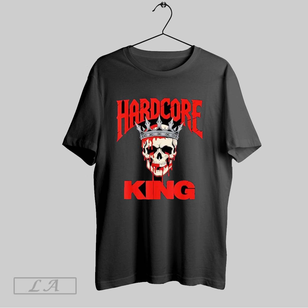 Original Hardcore King Bloody Skull With Crown Gothic T-Shirts, Hoodie, Sweatshirt | InkRitualCo.com