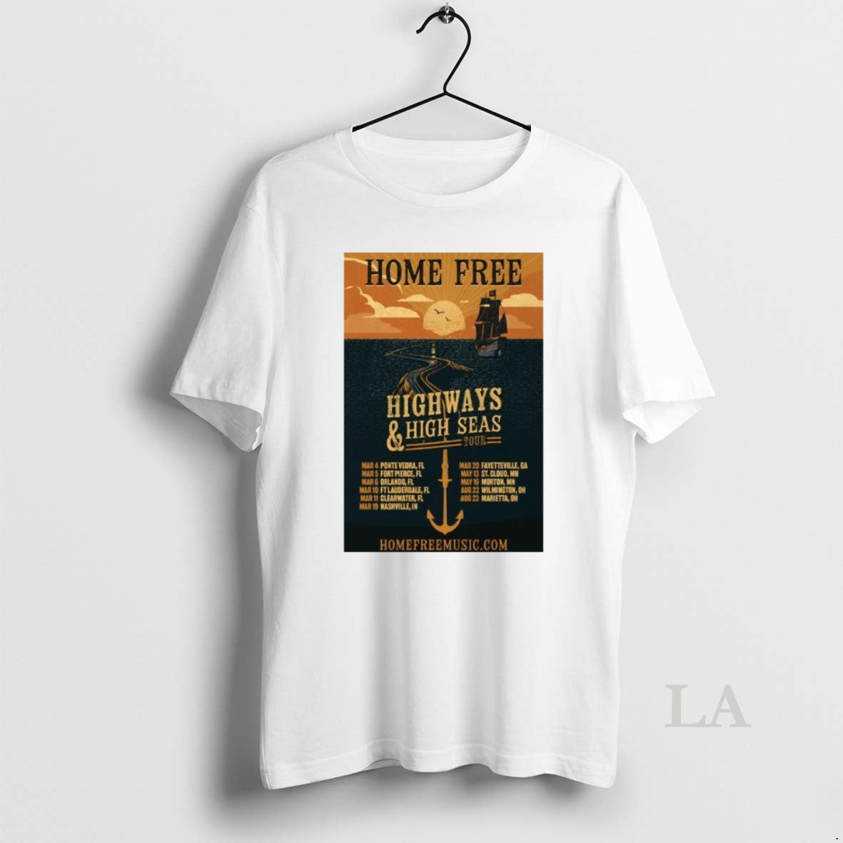 Original Home Free Highways High Seas 2026 Tour T-Shirts, Hoodie, Sweatshirt | InkRitualCo.com