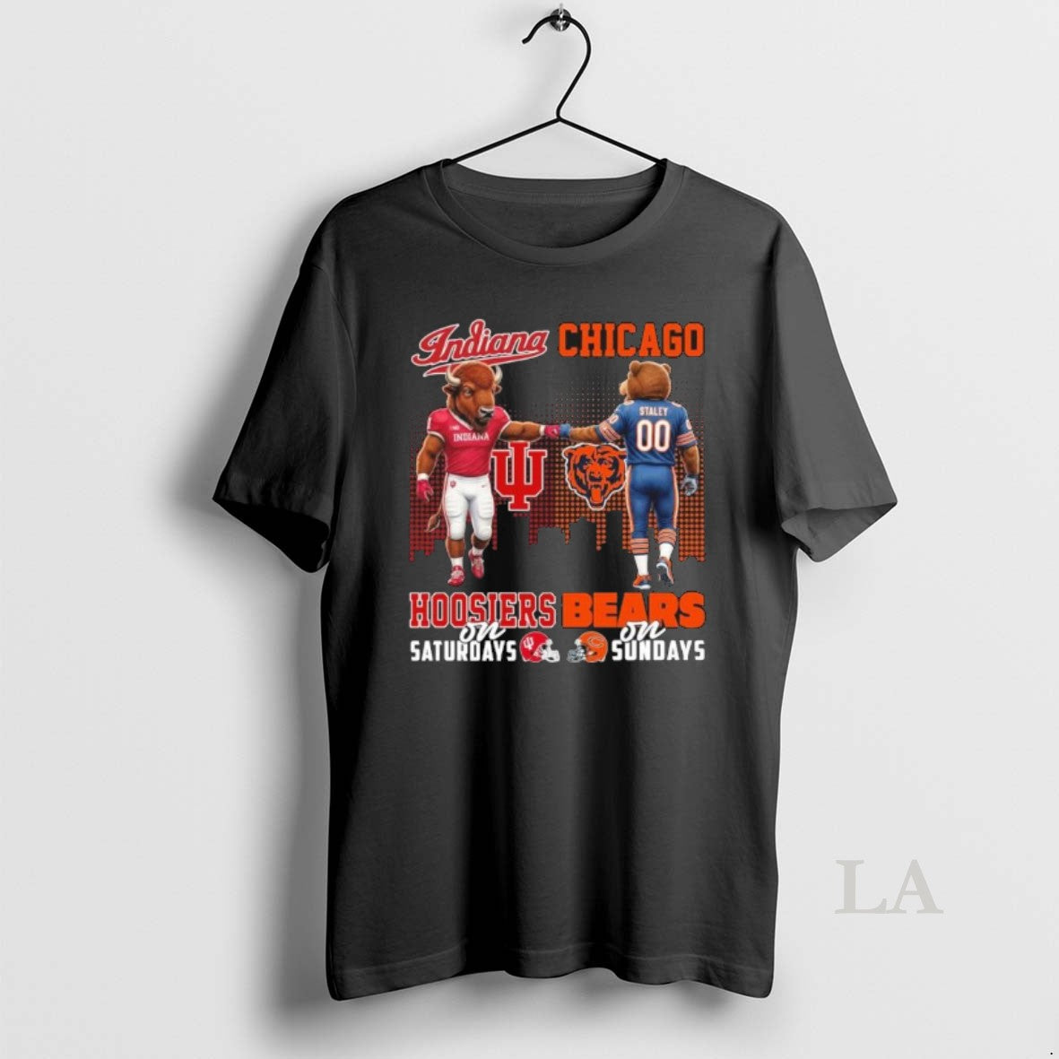 Original Hoosiers Vs Bears Mascot On Saturdays And On Sundays T-Shirts, Hoodie, Sweatshirt | InkRitualCo.com
