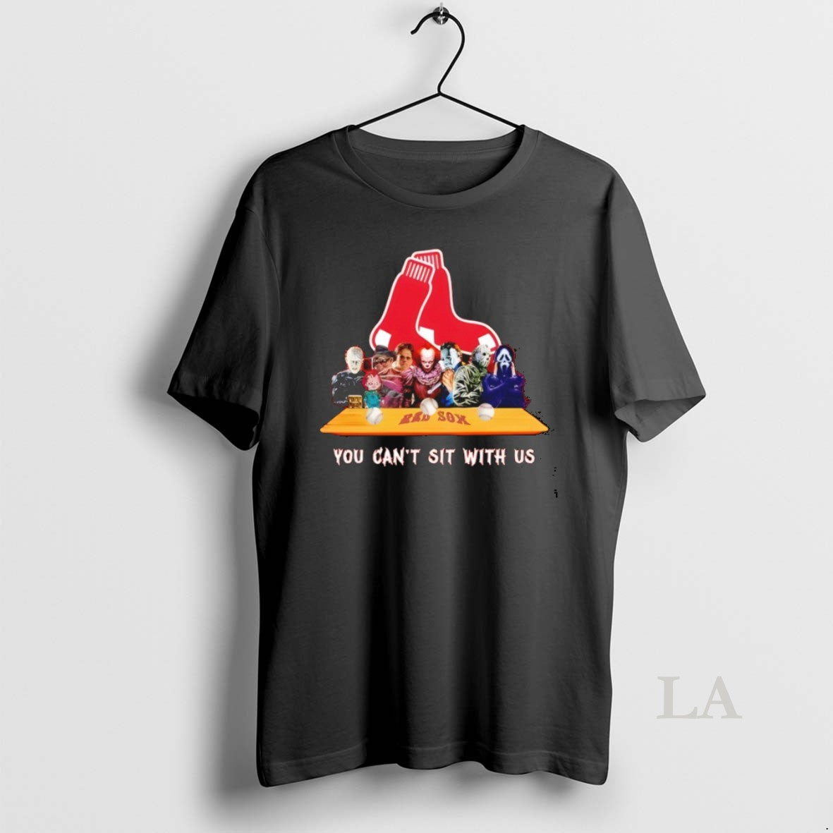 Original Horror Movie Characters You Cant Sit With Us Boston Red Sox Halloween T-Shirts, Hoodie, Sweatshirt | InkRitualCo.com