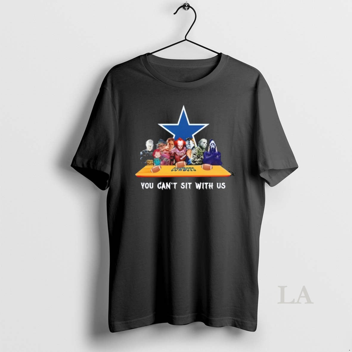 Original Horror Movie Characters You Cant Sit With Us Dallas Cowboys Halloween T-Shirts, Hoodie, Sweatshirt | InkRitualCo.com