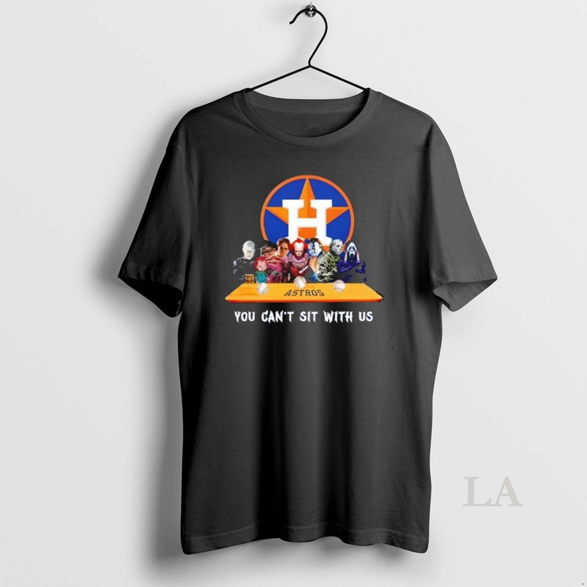 Original Horror Movie Characters You Cant Sit With Us Houston Astros Halloween T-Shirts, Hoodie, Sweatshirt | InkRitualCo.com