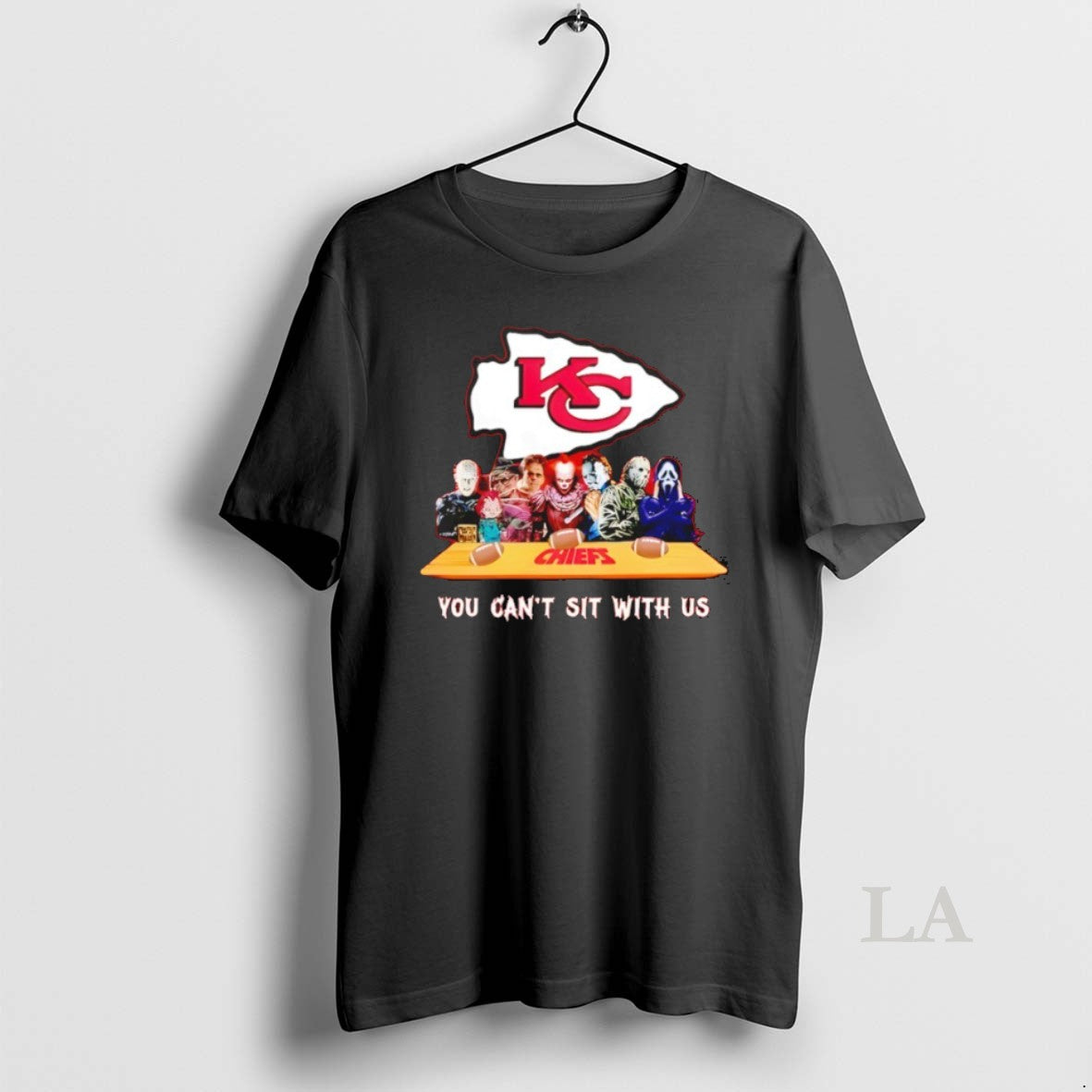 Original Horror Movie Characters You Cant Sit With Us Kansas City Chiefs Halloween T-Shirts, Hoodie, Sweatshirt