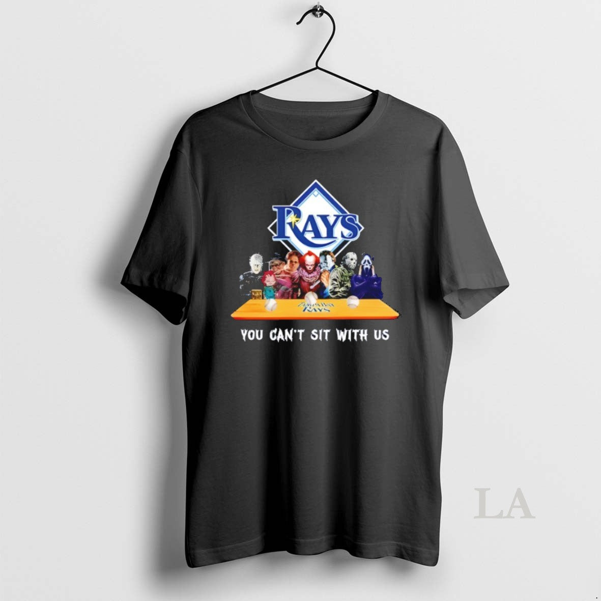 Original Horror Movie Characters You Cant Sit With Us Tampa Bay Rays Halloween T-Shirts, Hoodie, Sweatshirt | InkRitualCo.com