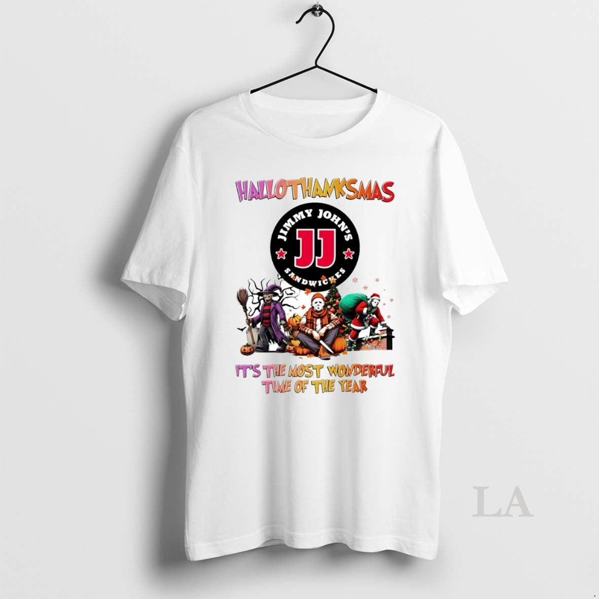 Original Horror Movies Jimmy Johns Hallothanksmas Its The Most Wonderful Time T-Shirts, Hoodie, Sweatshirt | InkRitualCo.com
