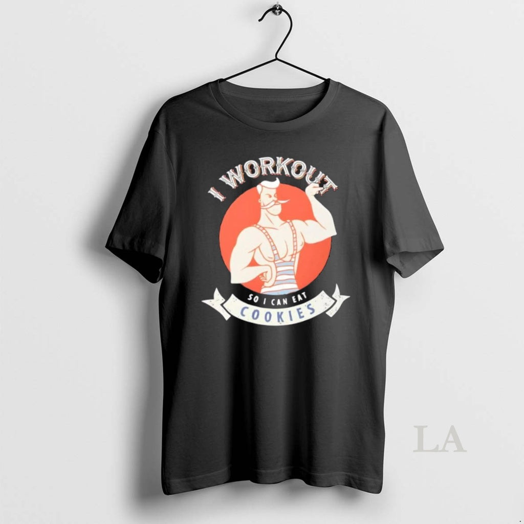 Original I Workout So I Can Eat Cookies Gym T-Shirts, Hoodie, Sweatshirt | InkRitualCo.com