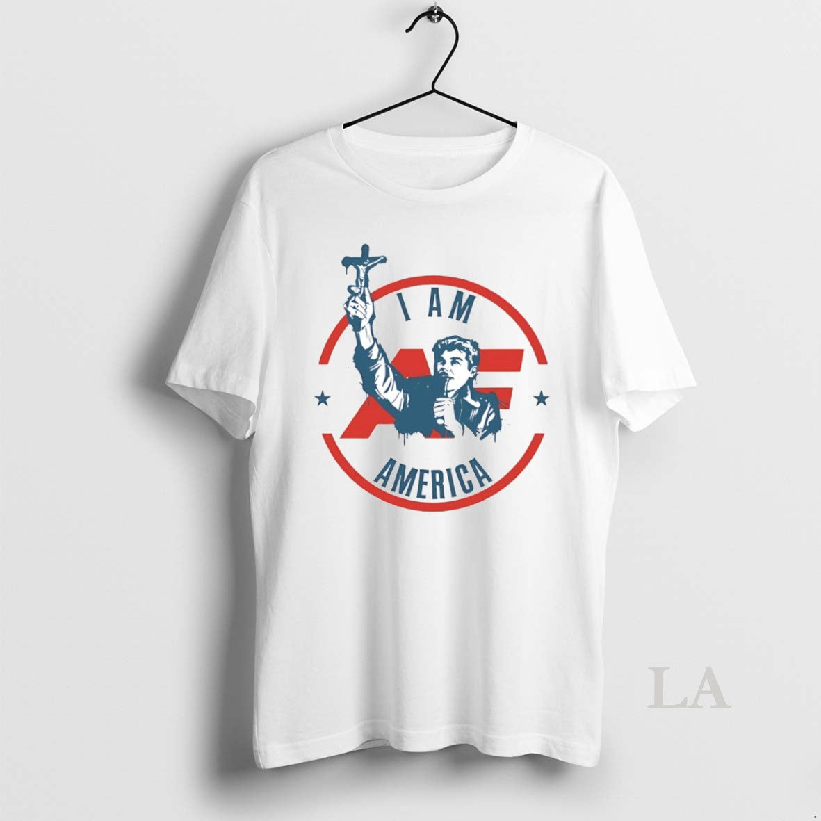 Original I Am America First Crucifix Circle T-Shirts, Hoodie, Sweatshirt | InkRitualCo.com