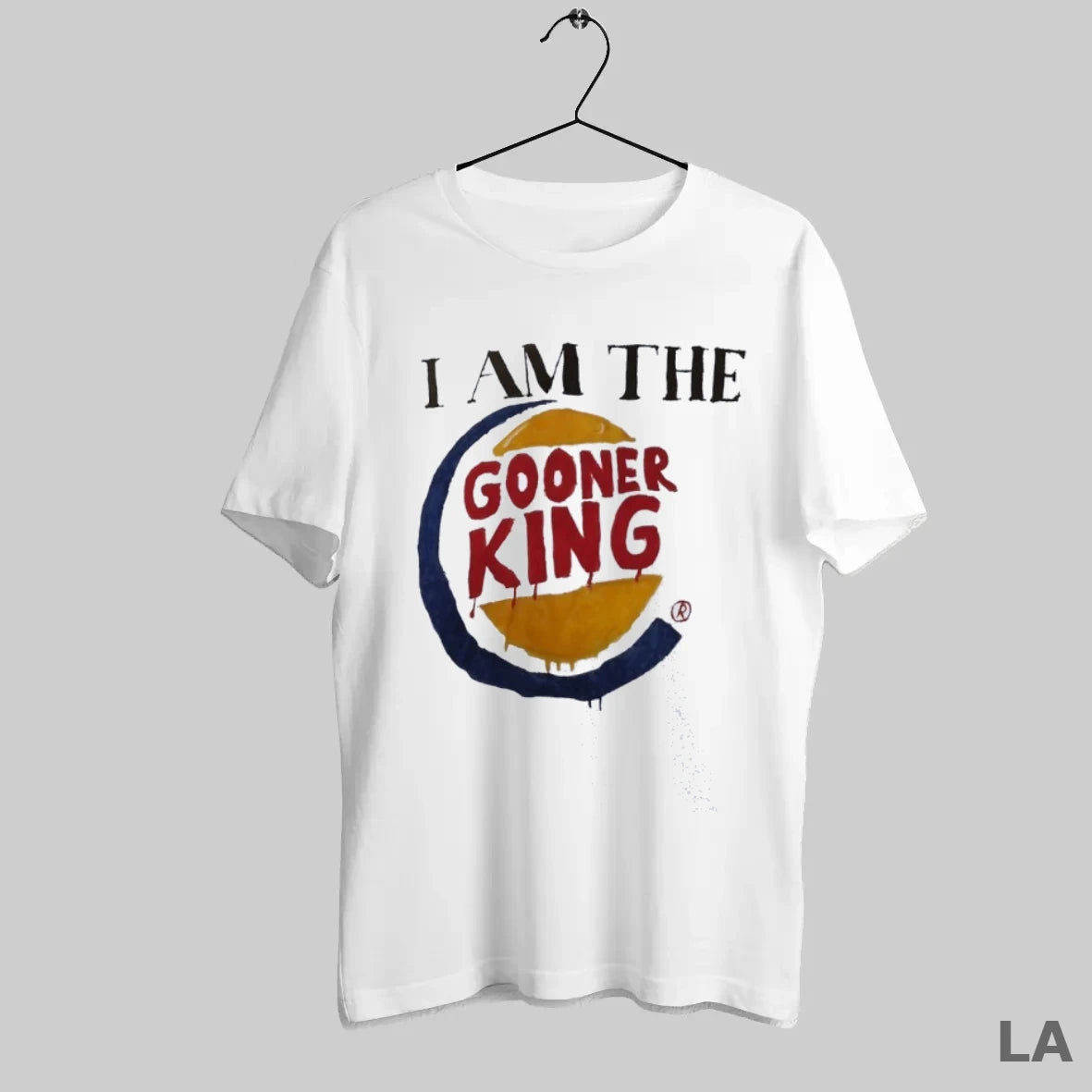 Original I Am The Gooner King Style Burger King T-Shirts, Hoodie, Sweatshirt | InkRitualCo.com