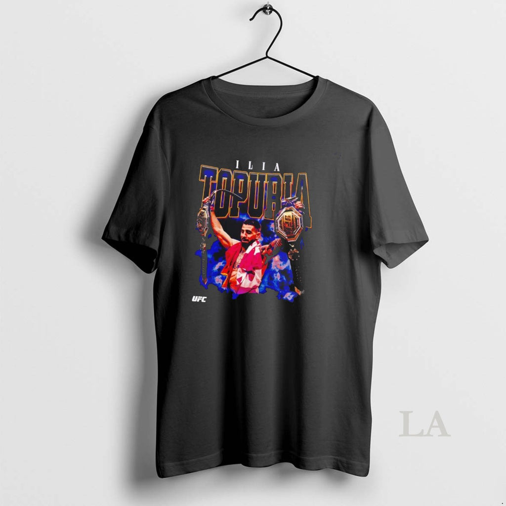 Original Ilia Topuria Double Champ T-Shirts, Hoodie, Sweatshirt | InkRitualCo.com