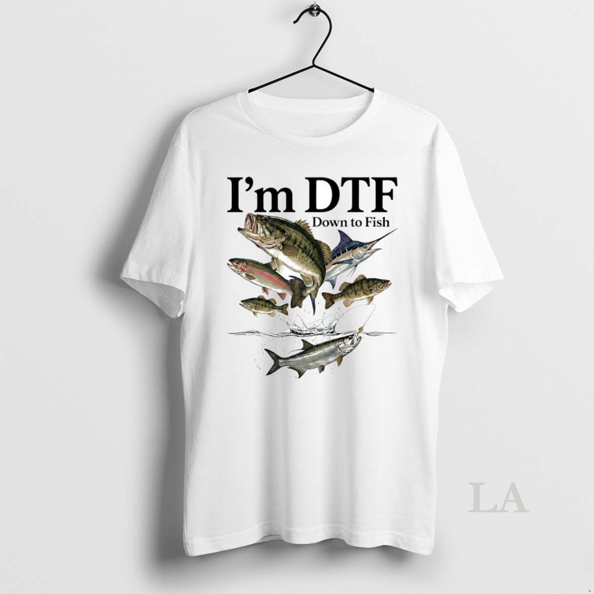 Original Im Dtf Down To Fish Circle T-Shirts, Hoodie, Sweatshirt | InkRitualCo.com