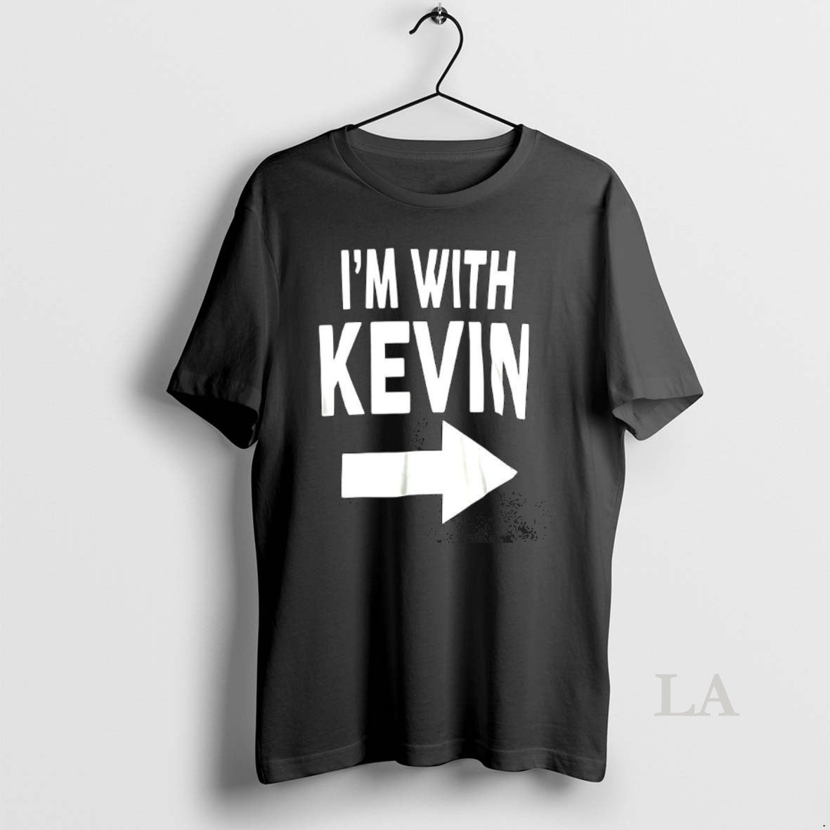 Original Im With Kevin Arrow Indicating Direction T-Shirts, Hoodie, Sweatshirt | InkRitualCo.com