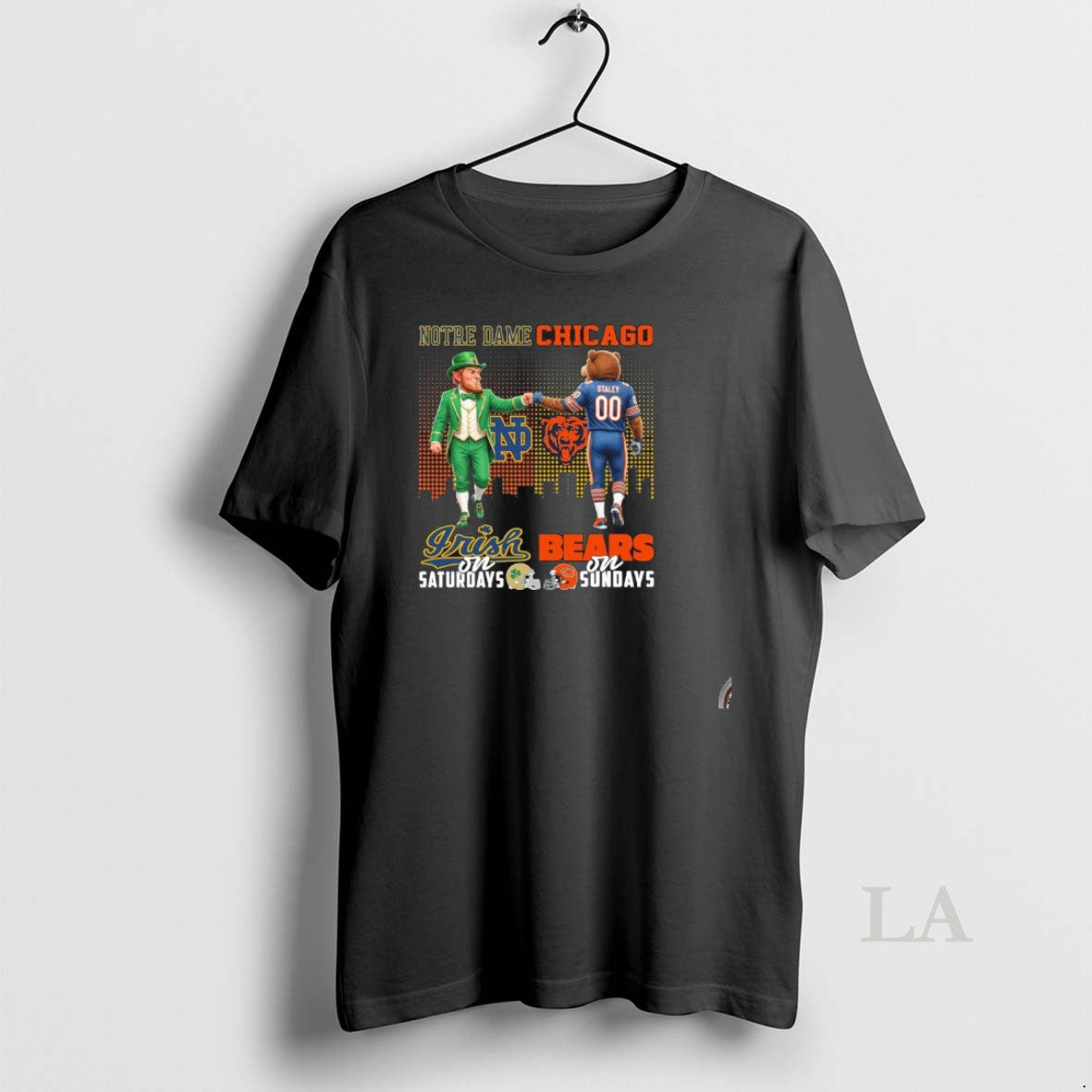 Original Irish Vs Bears Mascot On Saturdays And On Sundays T-Shirts, Hoodie, Sweatshirt | InkRitualCo.com