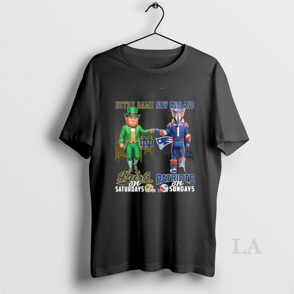 Original Irish Vs Patriots Mascot On Saturdays And On Sundays T-Shirts, Hoodie, Sweatshirt | InkRitualCo.com