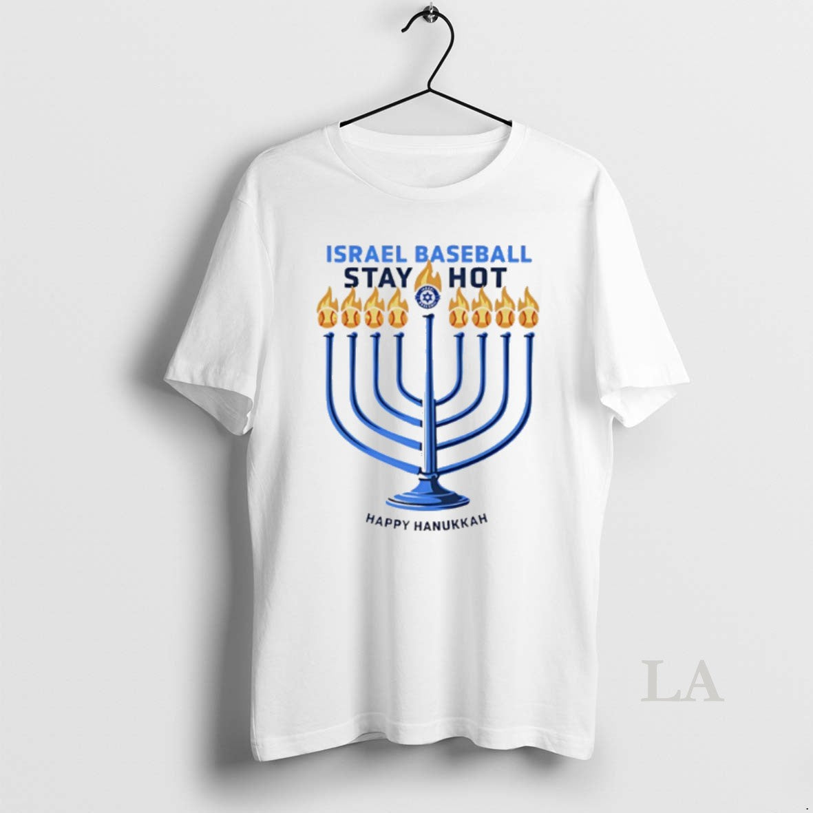 Original Israel Baseball Stay Hot Happy Hanukkah T-Shirts, Hoodie, Sweatshirt | InkRitualCo.com