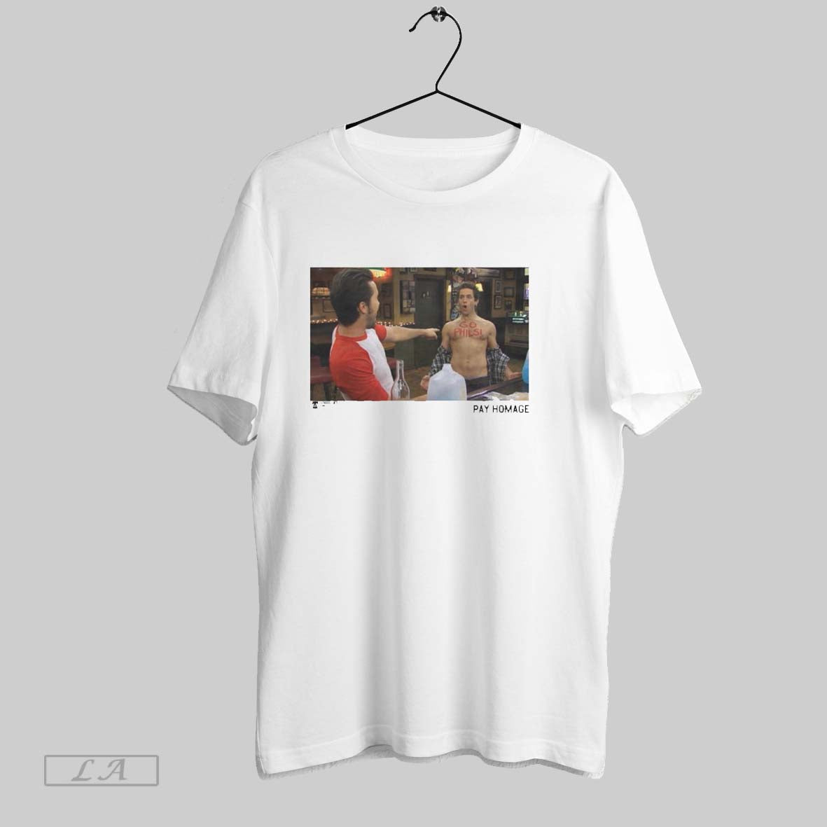 Original Its Always Sunny In Philadelphia X Phillies Pay Homage Go Phils Photo T-Shirts, Hoodie, Sweatshirt | InkRitualCo.com