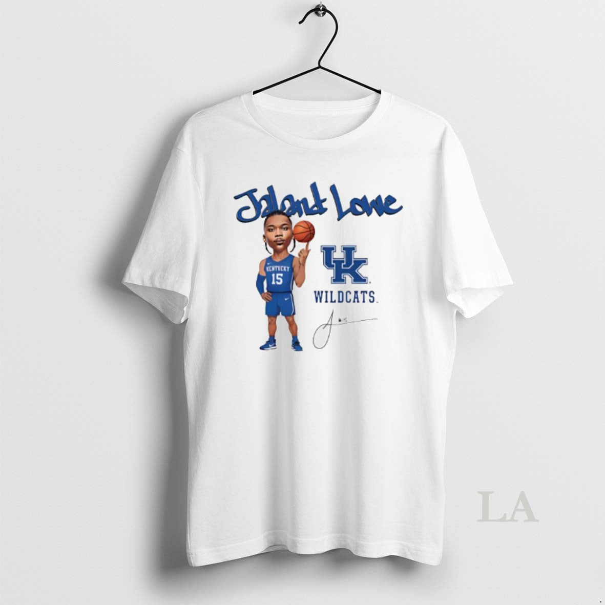 Original Jaland Lowe Kentucky Wildcats Basketball Number 15 Caricature Signature T-Shirts, Hoodie, Sweatshirt