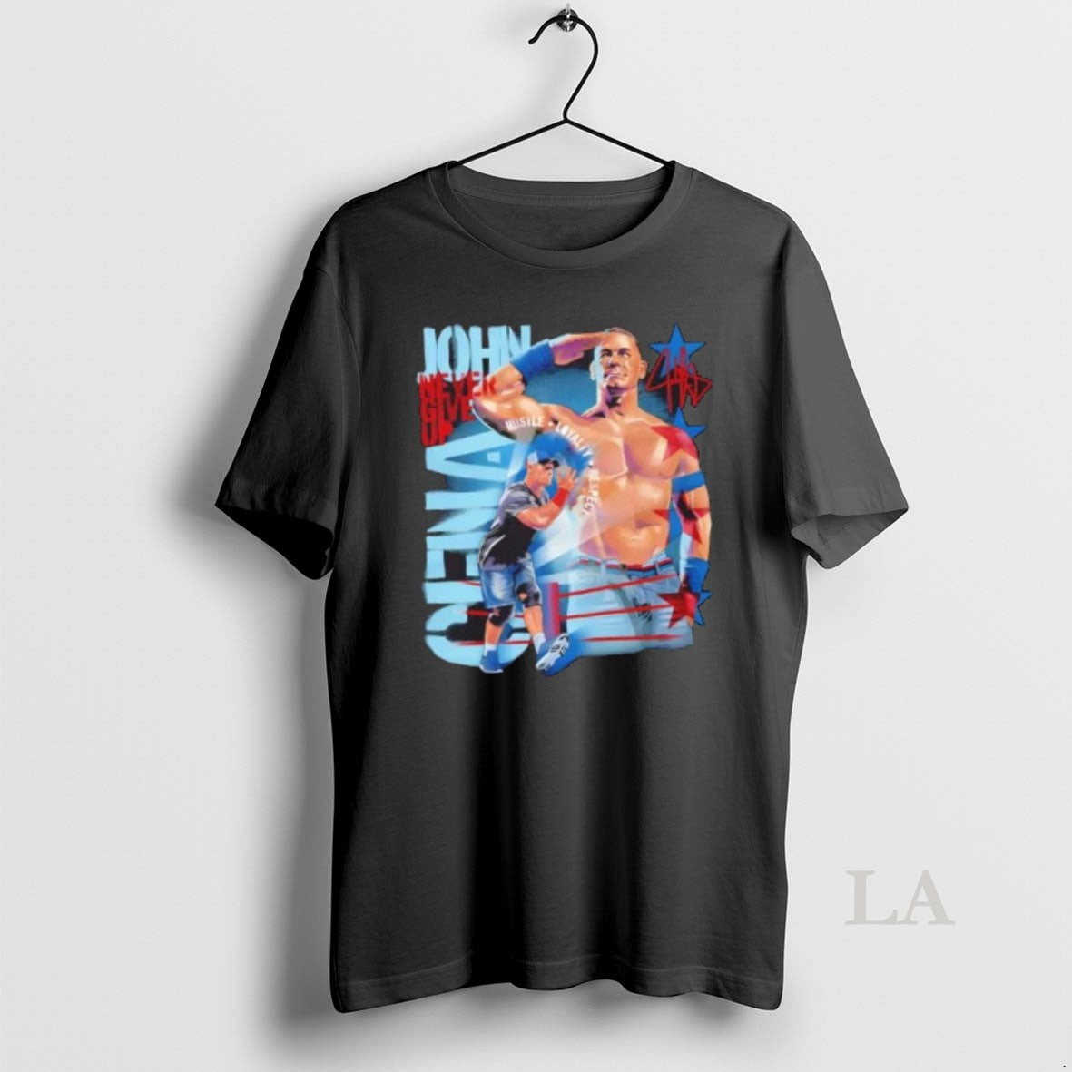 Original John Cena Never Give Up Salute Signature T-Shirts, Hoodie, Sweatshirt | InkRitualCo.com