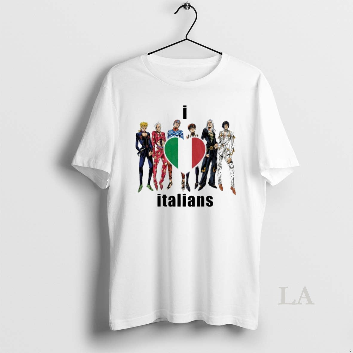 Original Jojos Bizarre Adventure I Love Italians T-Shirts, Hoodie, Sweatshirt | InkRitualCo.com