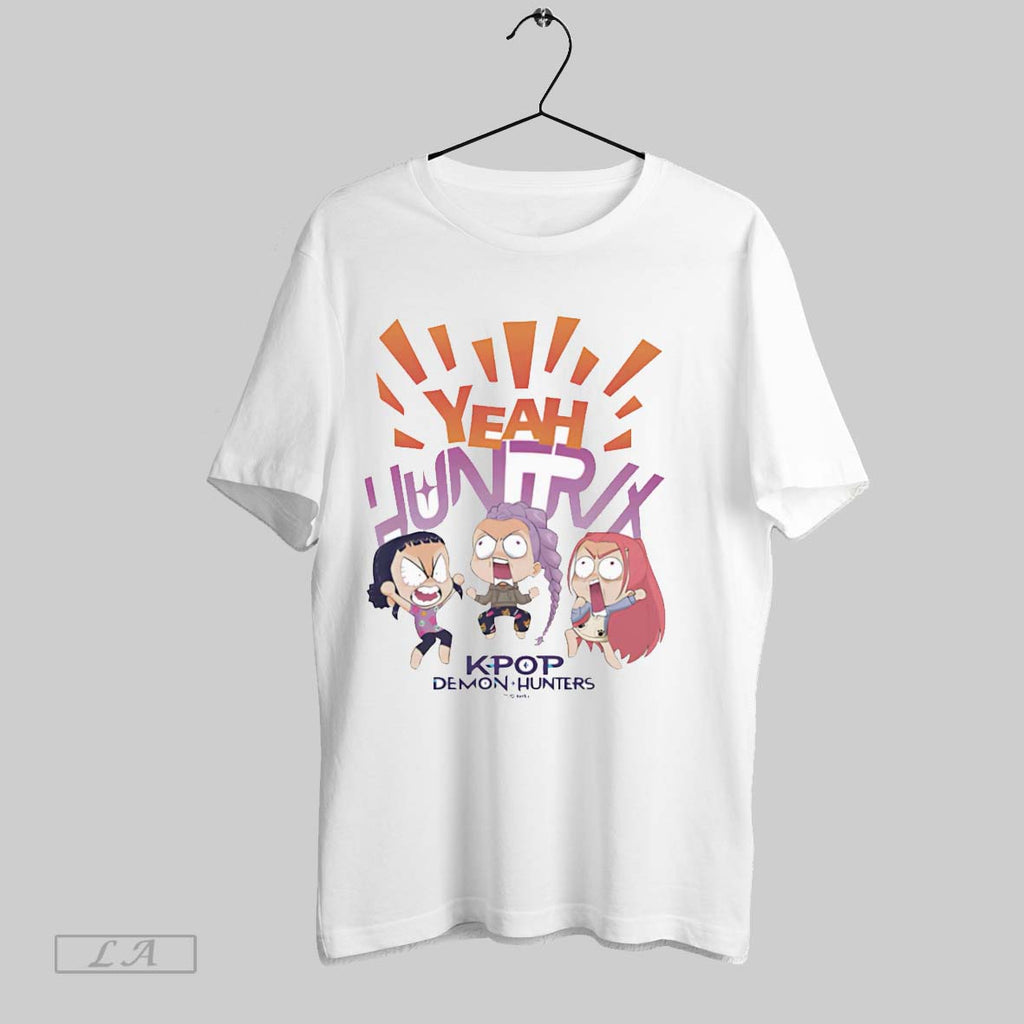 Original Kpop Demon Hunters Yeah White Poster T-Shirts, Hoodie, Sweatshirt | InkRitualCo.com