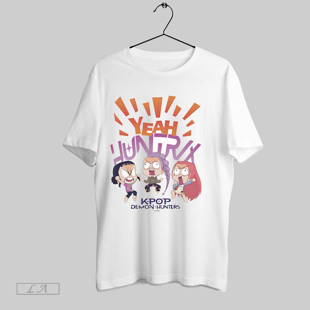 Original Kpop Demon Hunters Yeah White Poster T-Shirts, Hoodie, Sweatshirt | InkRitualCo.com