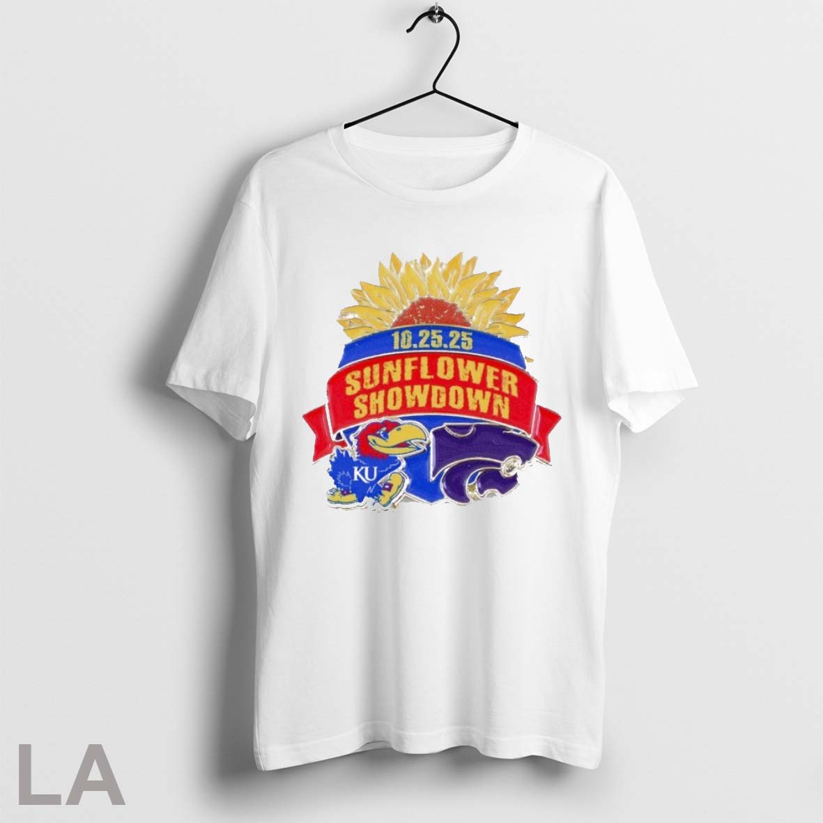 Original Kansas Jayhawks Vs K State Wildcats 2025 Game Day Sunflower Showdown T-Shirts, Hoodie, Sweatshirt | InkRitualCo.com