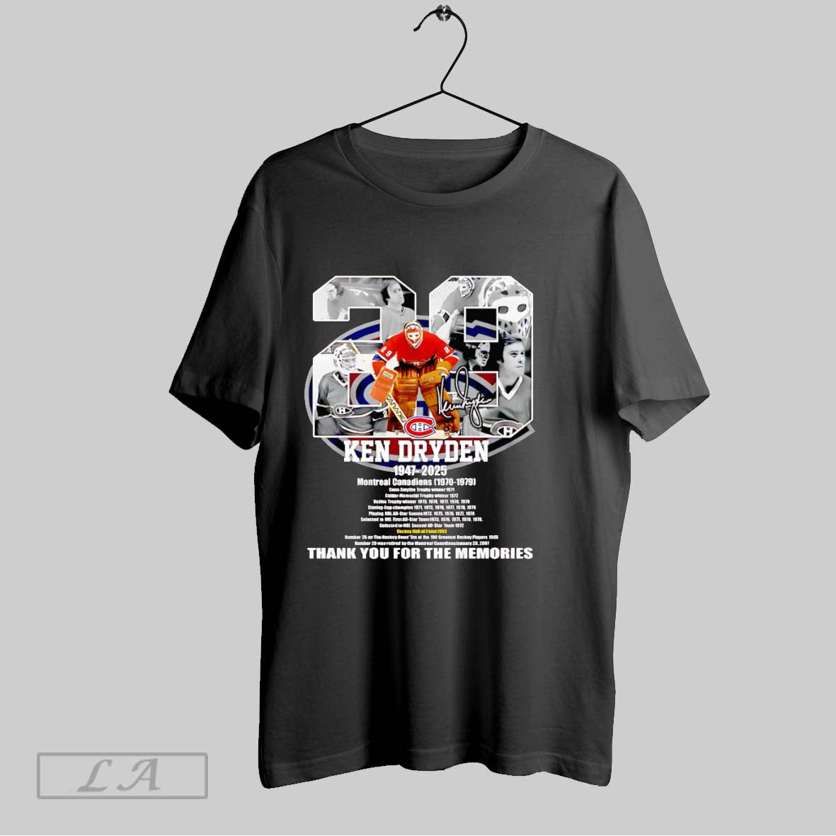 Original Ken Dryden 1947 2025 Montreal Canadiens 1970 1979 Thank You For The Memories T-Shirts, Hoodie, Sweatshirt