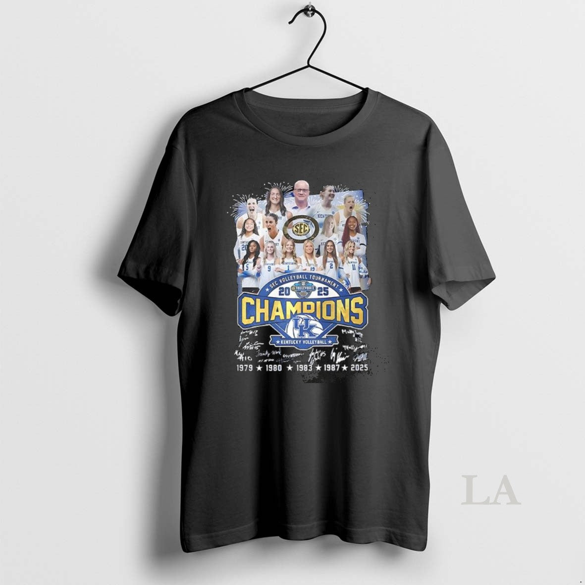 Original Kentucky Wildcats Sec Womens Volleyball Champions 2025 Player Signature Celebration T-Shirts, Hoodie, Sweatshirt