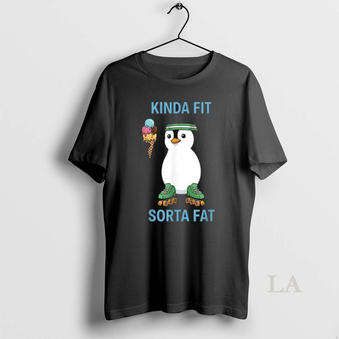 Original Kinda Fit Sorta Fat Funny Gym Penguin Weightlifting Workout T-Shirts, Hoodie, Sweatshirt | InkRitualCo.com