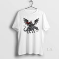 Original Knight Riding Dragon Art T-Shirts, Hoodie, Sweatshirt | InkRitualCo.com