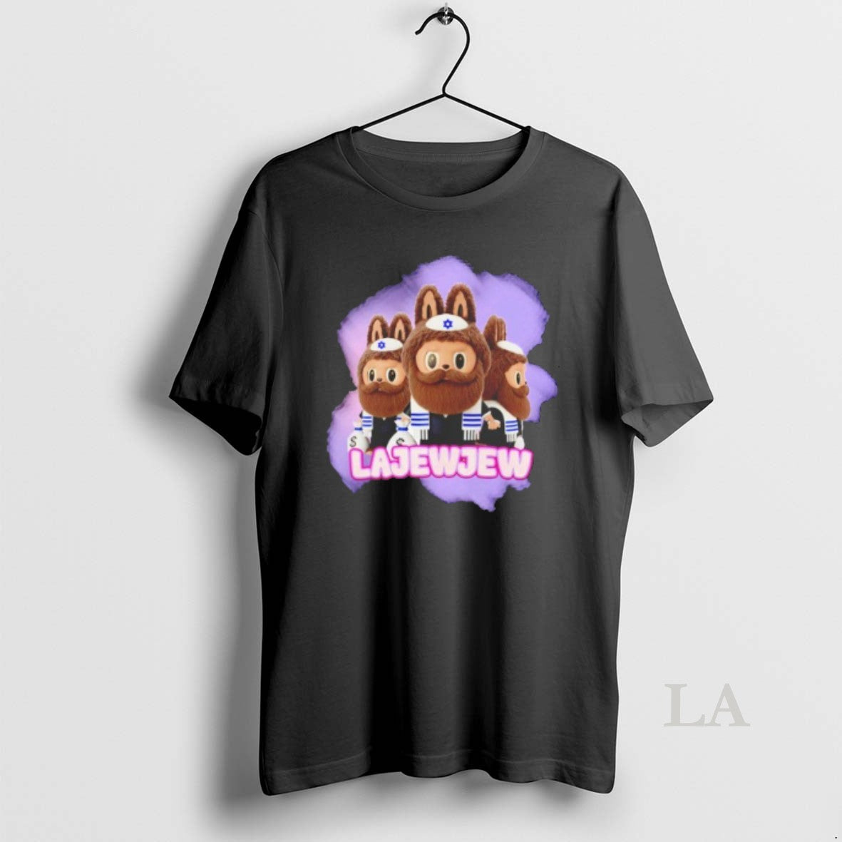 Original Lajewjew Labubu X Jewish Graphic T-Shirts, Hoodie, Sweatshirt | InkRitualCo.com